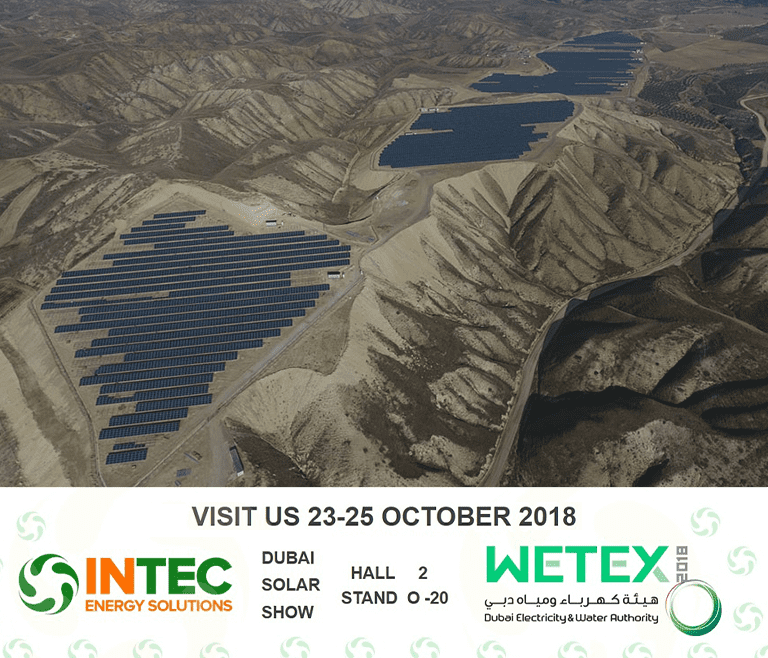 INTEC is participating at Wetex 2018 in Dubai, UAE